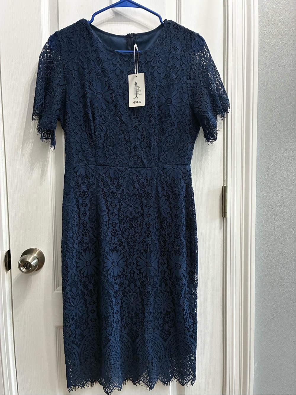 Lace sheath dress Size Medium  Petit NWT